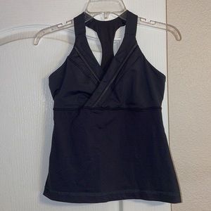 Lululemon Deep Breath dark grey Tank Top